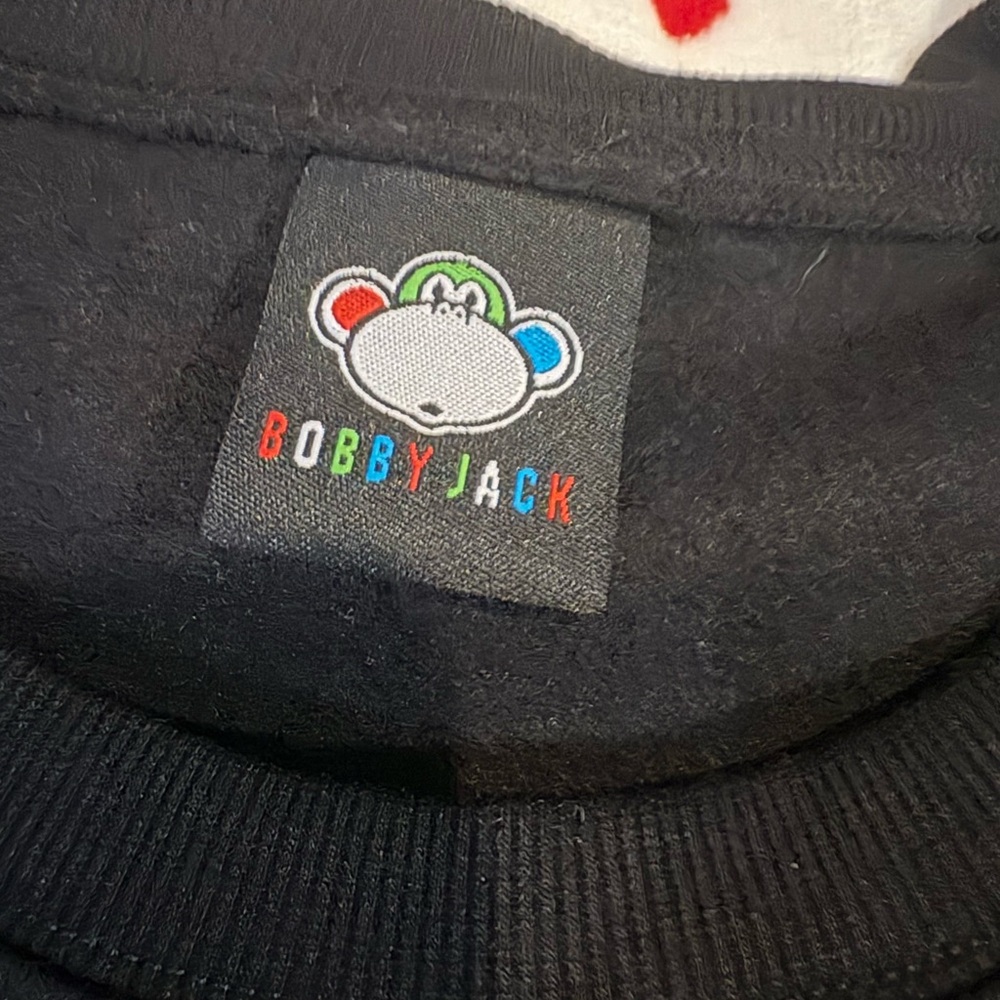Bobby Jack embroidered sweatshirt size L - surrender your booty graphic - Picture 3 of 10